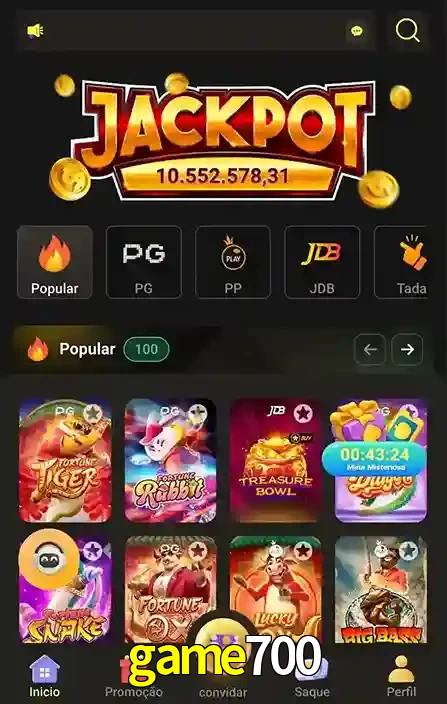 Promoções Especiais no game700 App